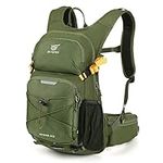 SKYSPER Cycling Backpack 20L Lightweight Bike Backpack for Men Women Running Rucksack for Biking Hiking Climbing(Armygreen)