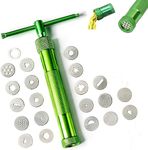 Clay Extruder Clay Gun Cake & Fondant Sculpture Decorating Tool Set Ceramics & Pottery Extruders Mixers Presses with 20 Discs