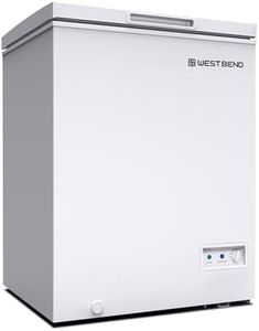 West Bend WB0500CFMW Chest Freezer, 5-Cu.Ft, White