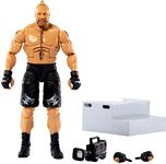 WWE Brock Lesnar Elite Collection Action Figure, 6-inch Posable Collectible Gift for WWE Fans Ages 8 Years Old & Up, Multicolor, HDF42