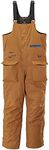 Striker Men's Trekker Durable Windproof Water-Resistant Insulated Outdoor Ice Fishing Bib with Sureflote Flotation Technology, Brown, Large
