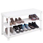 White Shoe Rack Bench