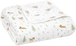 aden + anais™ Essentials Cotton Muslin Blanket Disney + Friends-Bambi Forest