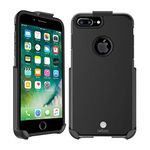 BELTRON Case with Belt Clip for iPhone 8 Plus, iPhone 7 Plus, Slim Full Protection Heavy Duty Hybrid Case & Rotating Belt Clip Holster with Built in Kickstand for iPhone 7/8 Plus (Gunmetal Grey)