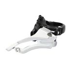 HOUSON front derailleur, 3-speed bicycle derailleur compatible with 31.8 / 34.9mm tube diameter for MTB mountain bike (7/8/9 speed)