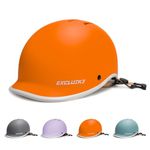 Ckorison Bike Helmet for Adult Men and Women, Bicycle Helmet for Commuting Road Biking Skating with Adjustable Dial Size 56-61cm (Orange)