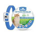 Cat Repellent Treatment, Adjustable Cat Repellent Collars, Natural Protection Repellent Collar for Cats, Water Resistant Repellent Collar for Cats Small-Medium-Large,Blue 1pack