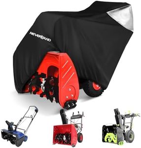 NEVERLAND Waterproof Snow Blower Cover - 600D Snowblower Covers Waterproof Outdoor, Universal Size Fits Single and Two Stage Snow Blowers, Compatible with EGO, Toro, Ariens, Honda and Cub Cadet