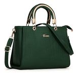 EXOTIC Women's Fine Texture Hand/Sling Bag, Dark Green