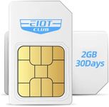 EIOTCLUB Prepaid SIM Card | 2GB 30-