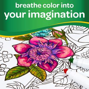 Crayola SuperTips Markers 24-Pack – Washable Fine Tip Art Set