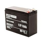 12 Volt 10 Amp Sealed Lead Acid Rechargeable Battery with Nut & Bolt Terminals