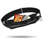 HAISSKY Running Belt Fanny Pack, Slim Waist Running Pack for Women Men, Running Phone Holder Jogging Pouch for Phone Money Belt Waist Bag Compatible with All Cell Phones (for 27" - 51" Waist Size)