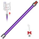 Vacuum Extension Tube Wand for Dyson V7 V8 V10 V11 V15 Stick Vacuum Cleaner, Quick Release Wand Replacement Part 74 cm - Purple