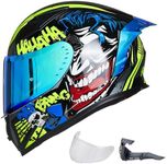 ILM Motorcycle Helmet Full Face wit