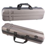 AMEYXGS Archery Takedown Bow Case with Arrow Holder Portable Hunting Shooting Recurve Bow Bag ABS Plastic Universal Bow Box Archery Accessories (Brown, 90cm)