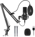 USB Microphone, MAONO 192KHZ/24Bit 