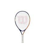 Wilson Slam Jr 21 Tennis Racket, Provides Lightweight Strength and Effortless Control, Kid-Friendly Dimensions, Ready For High-Performance Play, Colour: Blue, Size: 21