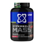 USN Hyperbolic Mass Dutch Chocolate 2kg: High Calorie Mass Gainer Protein Powder for Muscle Building and Weight Gain - Improved Formula & Flavour with 7.5g Creatine Monohydrate and Less Sugar