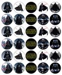 30 Star Wars Darth Vader Cupcake Toppers Edible Wafer Paper Fairy Cake Toppers Birthday Cakes