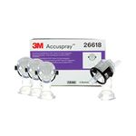 3M Accuspray Paint Spray Gun Nozzle Refills for PPS 2.0, 26618, 1.8 mm, Clear, Use with PPS 2.0 Spray Gun System for Like-New Paint Spray Performance, 4 Pack