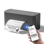 Phomemo 241BT Thermal Label Printer, Shipping Label Printer, Bluetooth Label Printer 4x6 Compatible with Android, IOS ＆ PC, Widely Used for Royal Mail, Hermes, Shopify, Ebay, Amazon, FedEx, UPS. Grey