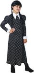 Rubie's Girl's Wednesday TV Show Wednesday Addams Costume Dress, As Shown, Large