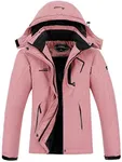 MOERDENG Women's Waterproof Ski Jacket Warm Winter Snow Coat Mountain Windbreaker Hooded Raincoat