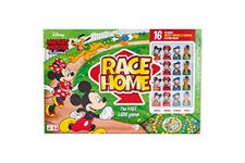 Disney Mickey & Friends Official Race Home Board Game, Including 16 Mickey Mouse & Friends Playing Pieces, Great Gift For Up To 4 Players, Ages 4+