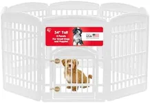 IRIS USA 34" 8-Panel Dog Playpen wi