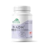 NADH+ - Cognitive Support Antioxidant by Provita | Maintain Mental Clarity, Focus & Memory | Brain Health Support | Increase Energy Production | NADH, Coenzyme Q10 & Chlorophyll | 60 Capsules