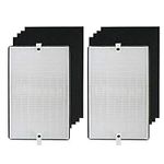 PUREBURG Replacement HEPA Filter Set 2+8 Compatible with 3M/Filtrete (FAP-C02WA-G2/FAP-C03BA-G2/FAP-T03BA-G2, Filter F2