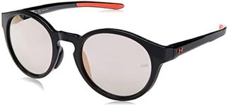 Under Armour Men's Male Sunglass Style UA 0006/S Round, Black Pink/Rose Gold Multi, 52mm, 22mm