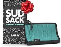 Ballsy Sud Sack Soap Pouch, Exfoliating Sponge for Baths and Showers - Compatible with Duke Cannon & Related Bars