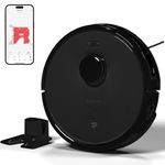 TECBOT S3 Pro Robot Vacuum Cleaner, Robot Vacuum and Mop Combo Robotic Vacuum Cleaner No-go Zones Perfect for Pet, Black