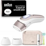 Braun Smart IPL Skin i·Expert, at Home Hair Removal, Alternative for Laser Hair Removal, Smart IPL with Exclusive Free App, Mini Face Shaver, 3 Heads, 2 Years of Smooth Skin, PL7249