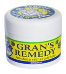 Gran's Remedy Original Foot Powder for Smelly Feet - Proven Effective, Long Lasting, Odour Eliminator, Moisture Absorbing Foot and Shoe Deodorizer Powder Tub 50g