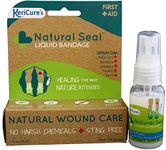 KeriCure's Natural Seal Invisible Liquid Bandage, Pack of 4, Soothe, Seal and Protect Small cuts, scrapes, rashes and More - no Harsh Chemicals - Sting Free - moisturizing Spray on Bandage