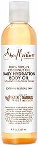 SheaMoisture Daily Hydration Body Oil Virgin Coconut Oil For Dry Skin Paraben Free 8 oz