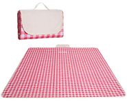 JIYQINLY Beach Blanket, Picnic Blankets Waterproof Sandproof with Waterproof Backing, Outdoor Blanket for Travel, Camping, Hiking, 57x70 inch