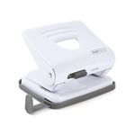 Rapesco 1399 825 2-Hole Metal Punch, 25 Sheet Capacity, White