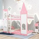 Polibi Castle Bunk Bed, Twin Over T