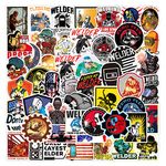 50PCS-Hard Hat Stickers Decals for Toolbox Helmet Hood, Funny Hardhat Stickers for Welder Electrician Firefighter Construction Union Military Lineman, Vinyl Stickers for Men-Welding