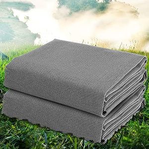 WEISSHORN Camping Picnic Blankets 3m x 2.5m (2-PCS) Annex Matting Ground Flooring Mats Porous & Breathable Beach Mat UV-Treated 450 GSM Foamed PVC Lightweight w/Carry Bag