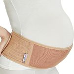 Neotech Care Adjustable Maternity Belt - Light and Breathable Pregnancy Belly Support Band for Pregnant Women (Beige, Extra Large Size)