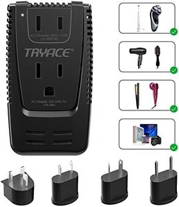 TryAce 220V to 110V Converter for European Travel, 2000W Voltage Converter US to Europe for Hair Dryer Straightener Curling Iron 10A Power Adapter for Laptop Camera Phone, Travel for Paris Olympics