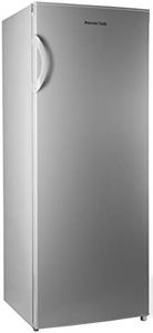 PremierTech, Congelatore Verticale da 160 Litri, Freezer, 3 Cassetti, 2 Sportelli, Risparmio Energetico, Libera Installazione, Porta Reversibile, Termostato Regolabile, Silver, PT-FR153S