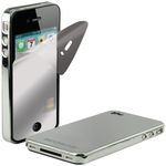 Scosche IP4MCV Chrome Metallic Polycarbonate Case for iPhone 4/4S, Verizon and at and T