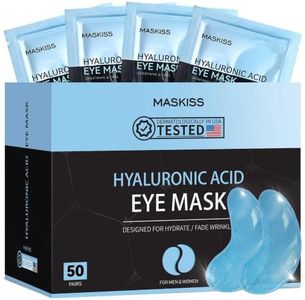 Maskiss Under Eye Patches (50 Pairs), Hyaluronic Acid Eye Masks for Dark Circles Puffy Eyes Undereye Bags, Collagen Eye Patches for Wrinkles and Hydrate, Eye Skincare Gift for Her
