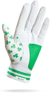Chipp Golf Cabretta Leather Golf Glove, Premium Grade AAA Cabretta Tour Glove, Men’s Left Hand – Feelin' Lucky, Size Medium